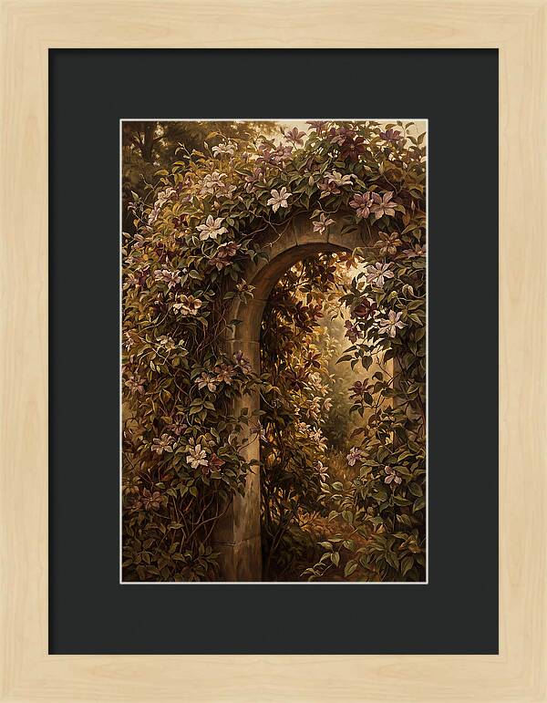 Climbing Clematis Archway