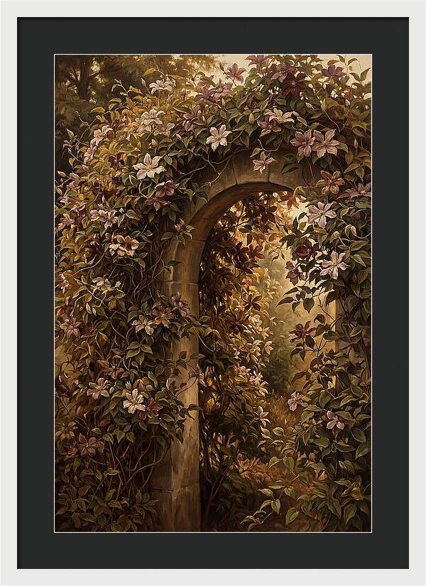 Climbing Clematis Archway