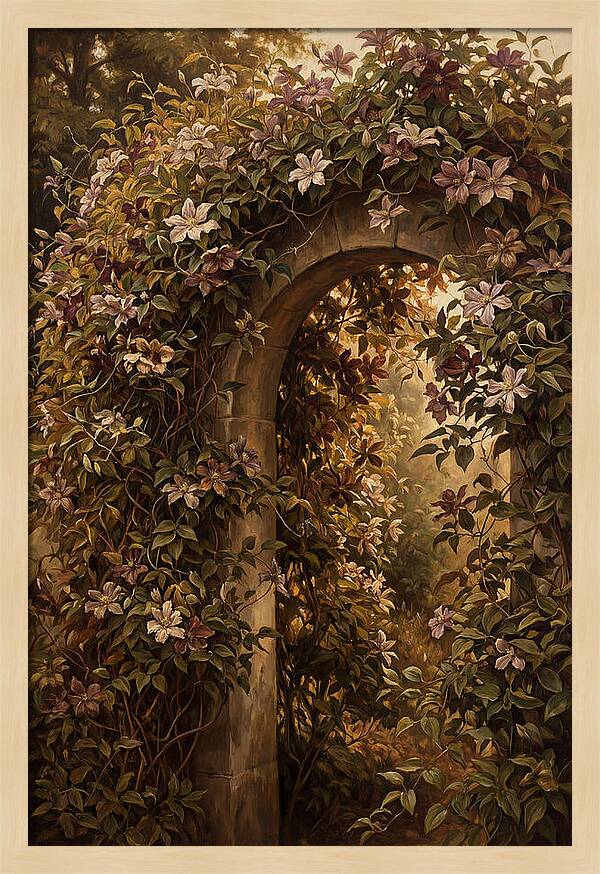 Climbing Clematis Archway