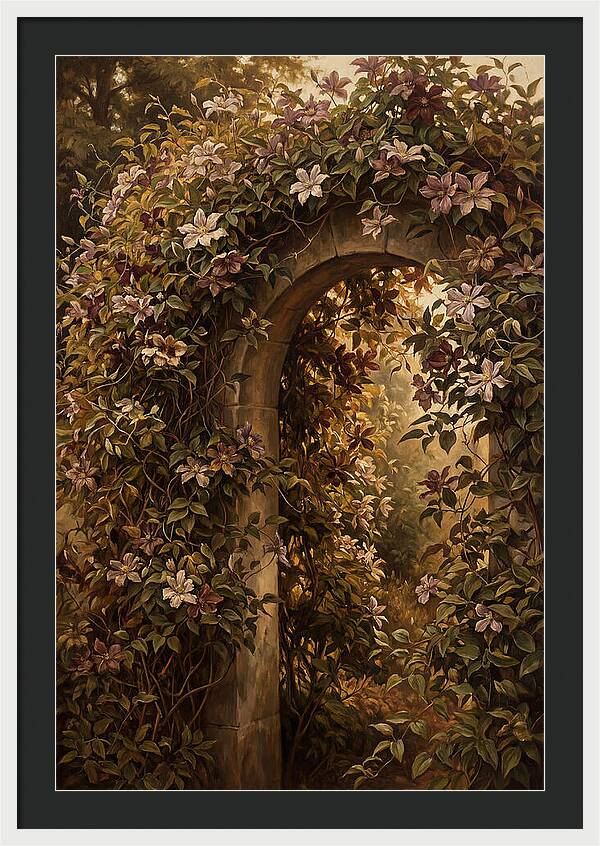 Climbing Clematis Archway