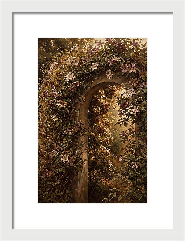 Climbing Clematis Archway