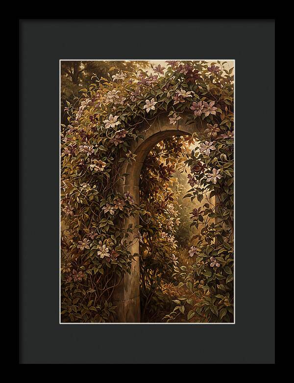 Climbing Clematis Archway