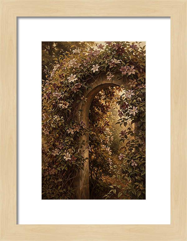 Climbing Clematis Archway