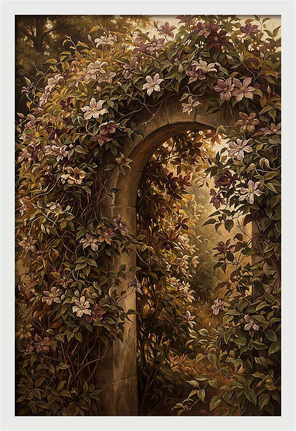 Climbing Clematis Archway