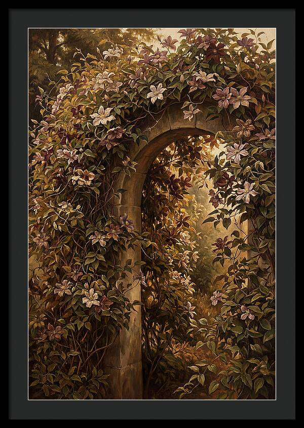 Climbing Clematis Archway