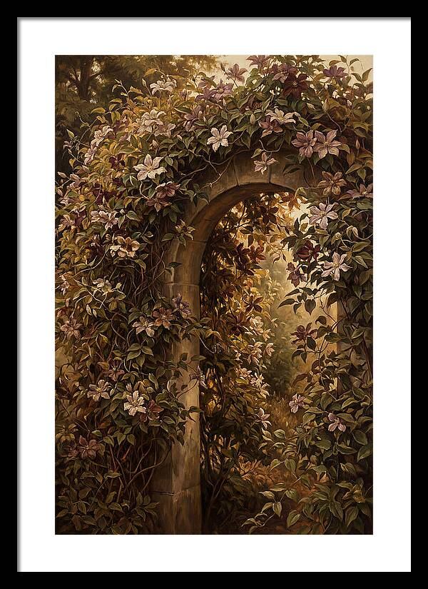 Climbing Clematis Archway