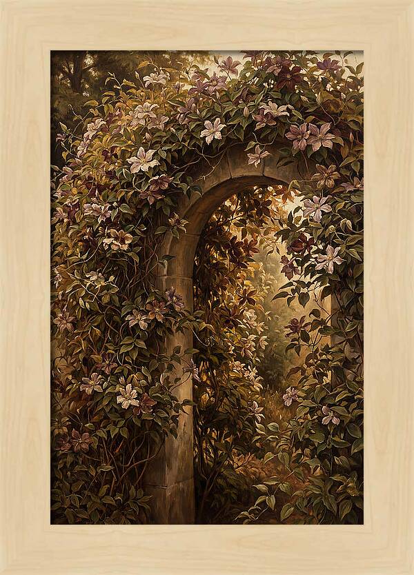 Climbing Clematis Archway