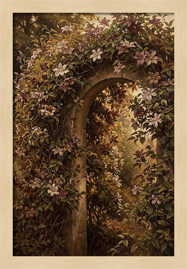 Climbing Clematis Archway