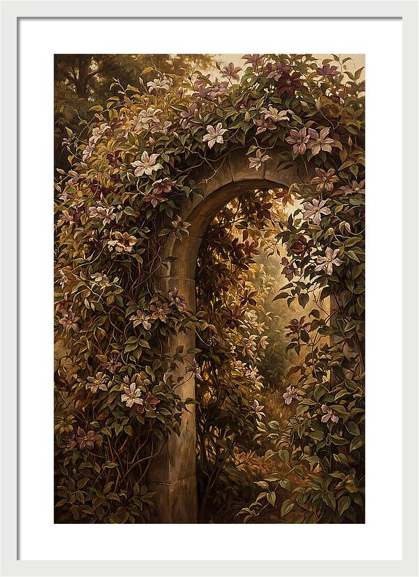 Climbing Clematis Archway