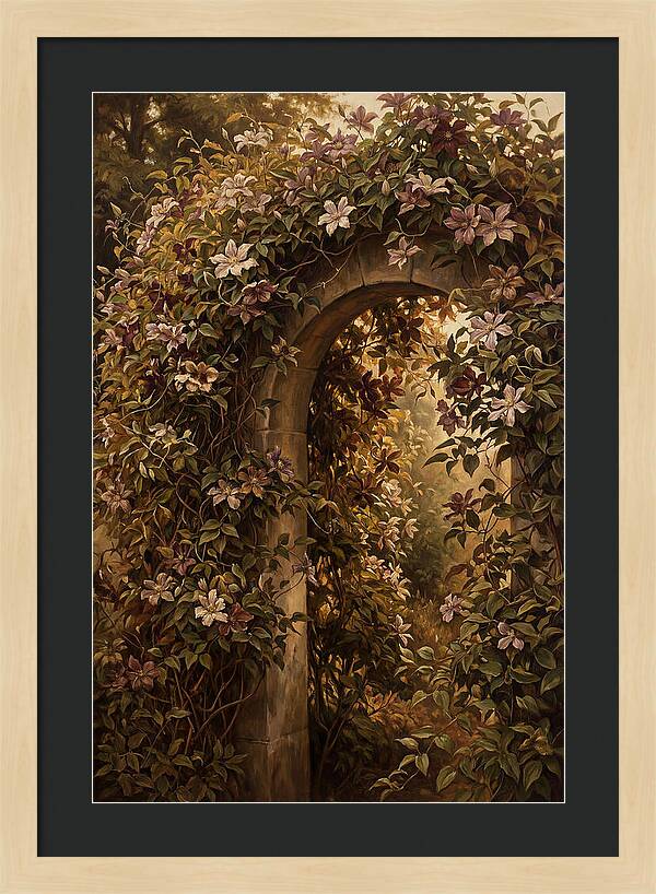 Climbing Clematis Archway