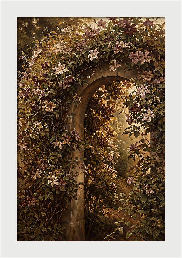 Climbing Clematis Archway