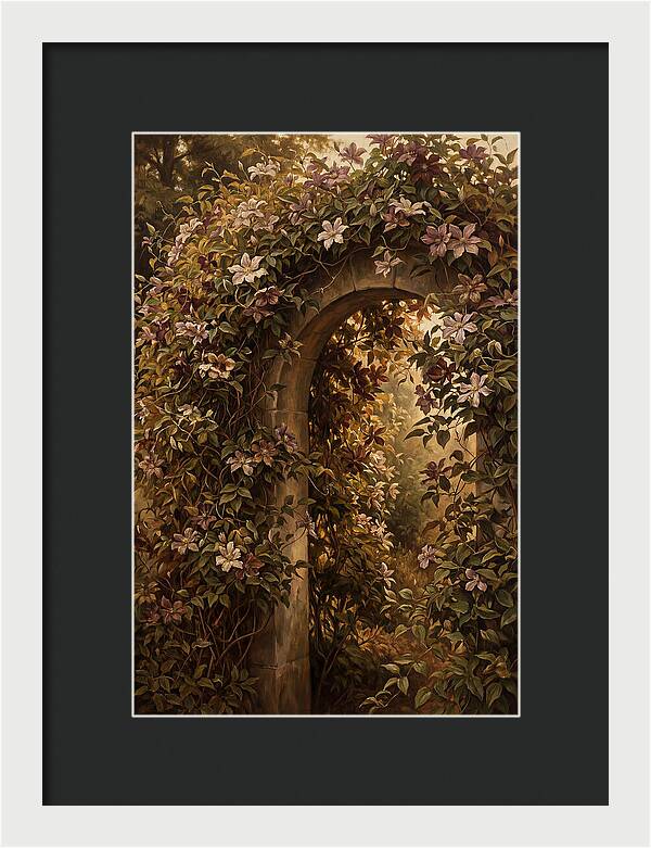 Climbing Clematis Archway