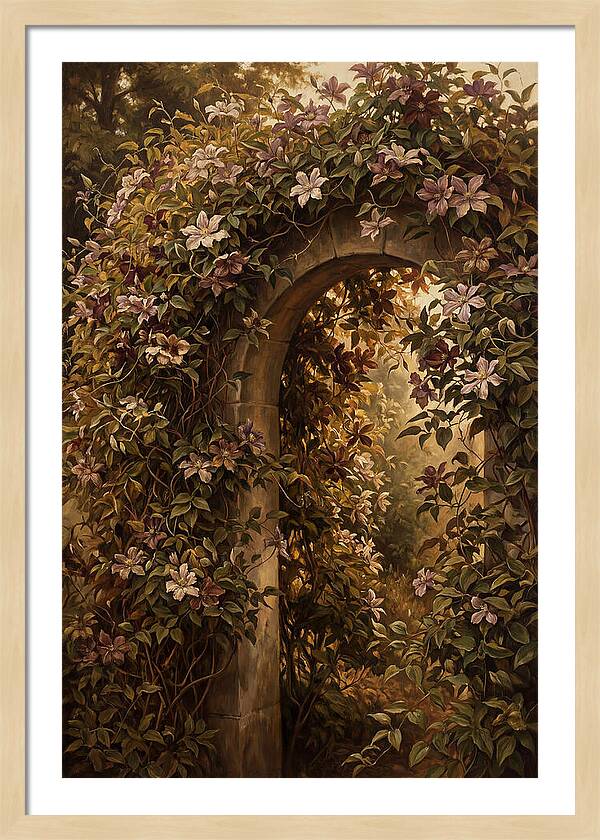Climbing Clematis Archway