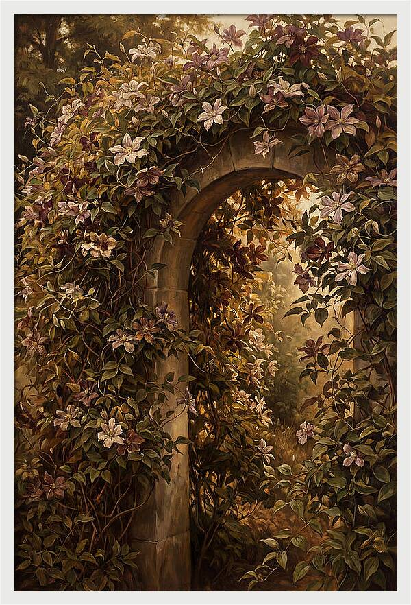 Climbing Clematis Archway