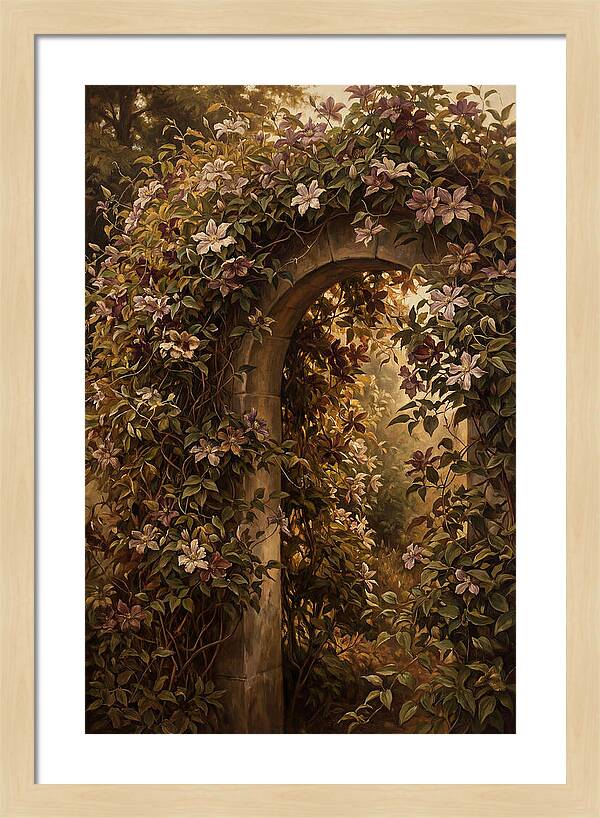 Climbing Clematis Archway
