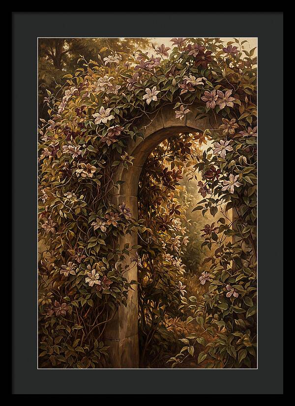 Climbing Clematis Archway