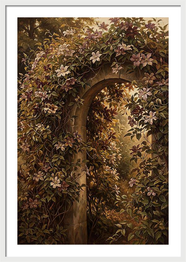 Climbing Clematis Archway