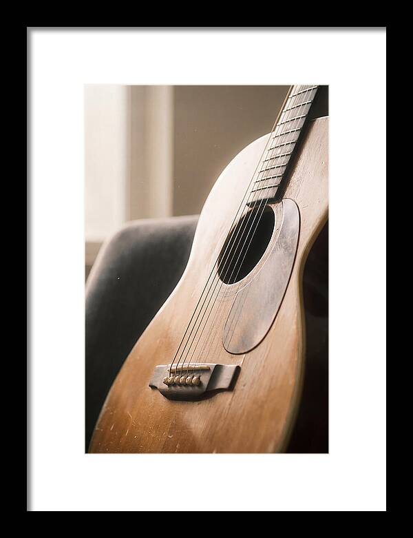 Close Up Of A Guitar