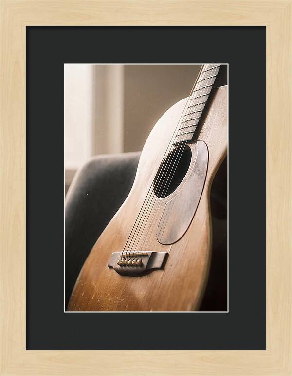 Close Up Of A Guitar