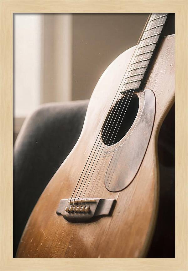 Close Up Of A Guitar