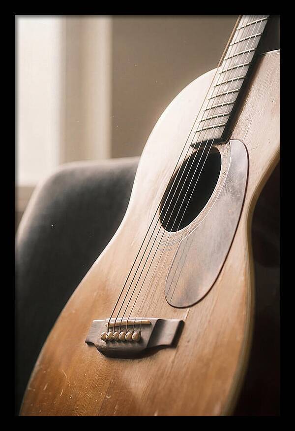 Close Up Of A Guitar
