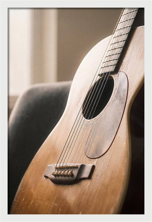 Close Up Of A Guitar