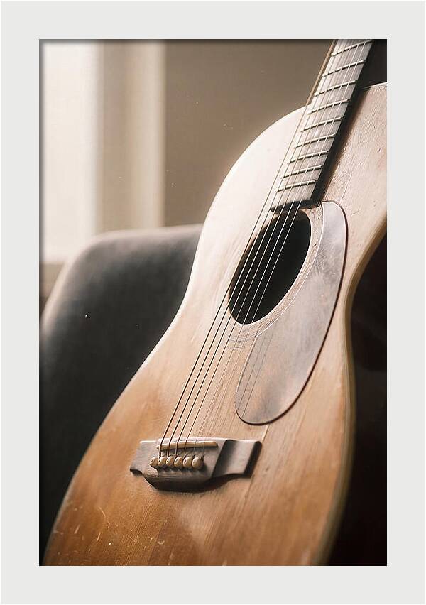 Close Up Of A Guitar