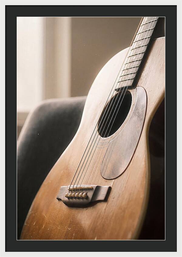 Close Up Of A Guitar