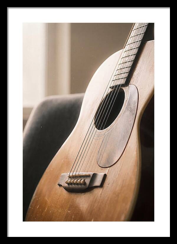 Close Up Of A Guitar