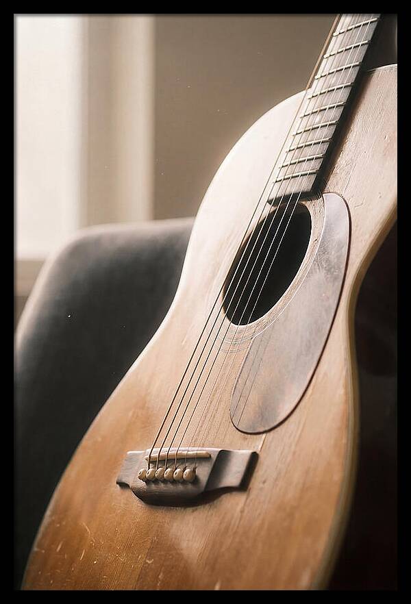 Close Up Of A Guitar