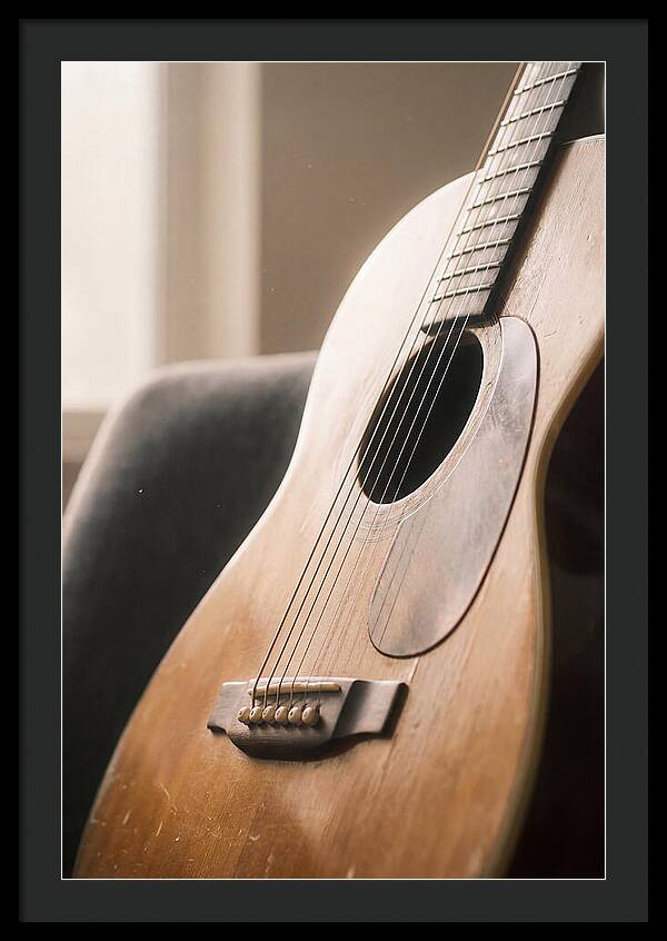 Close Up Of A Guitar