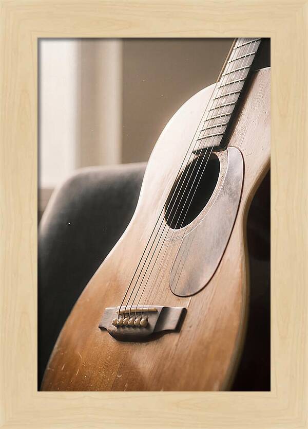 Close Up Of A Guitar