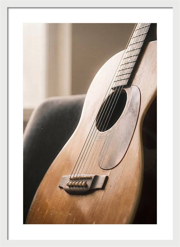 Close Up Of A Guitar