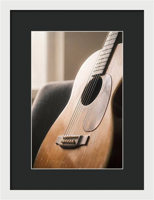 Close Up Of A Guitar
