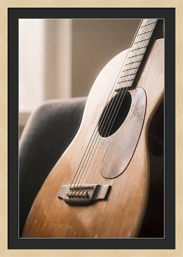Close Up Of A Guitar