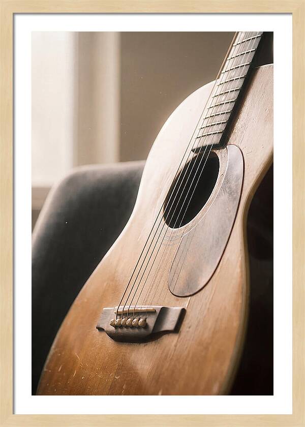 Close Up Of A Guitar