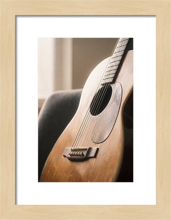 Close Up Of A Guitar