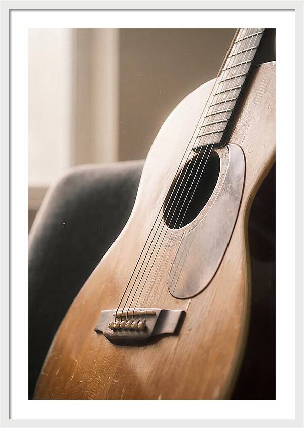 Close Up Of A Guitar