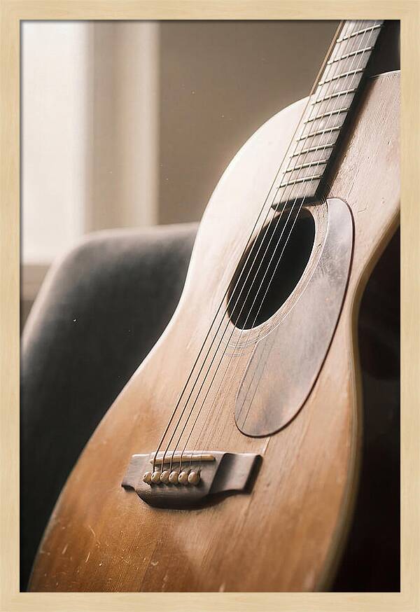 Close Up Of A Guitar