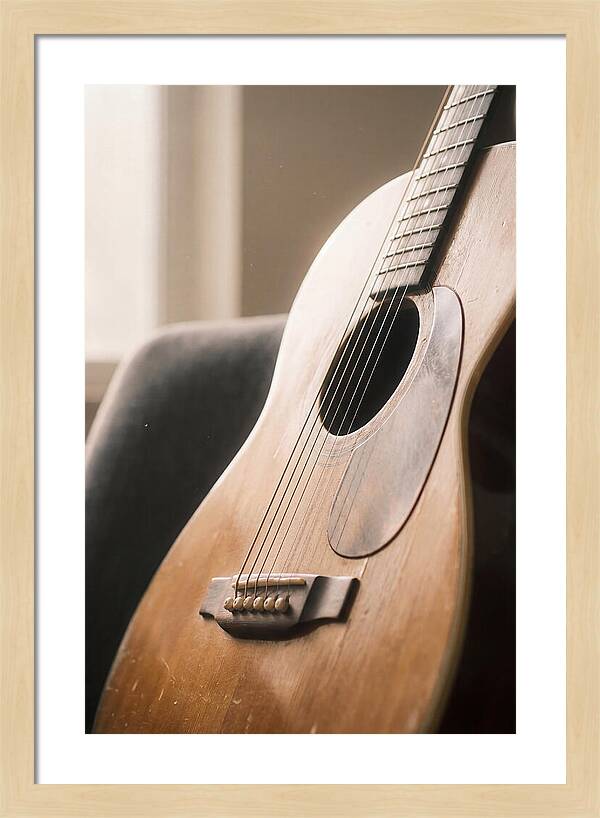Close Up Of A Guitar