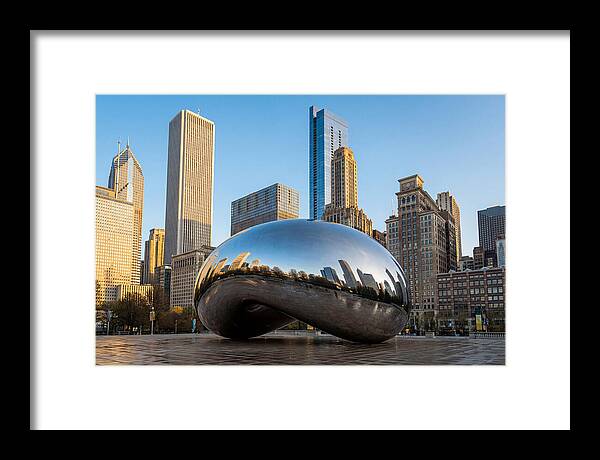 Cloud Gate Reflections In Chicago