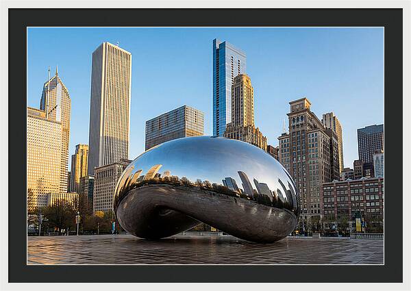 Cloud Gate Reflections In Chicago