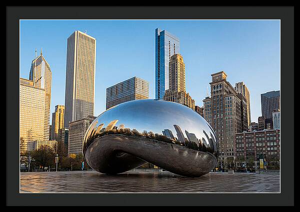 Cloud Gate Reflections In Chicago