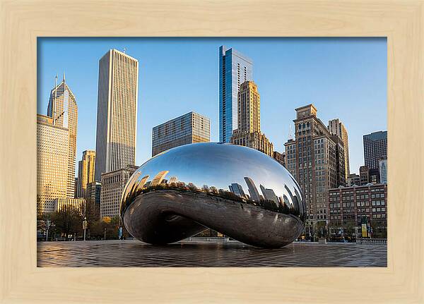 Cloud Gate Reflections In Chicago