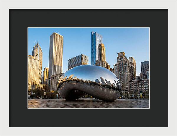 Cloud Gate Reflections In Chicago