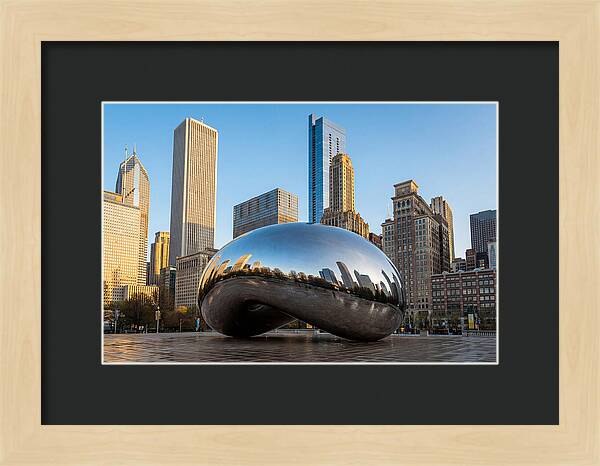 Cloud Gate Reflections In Chicago