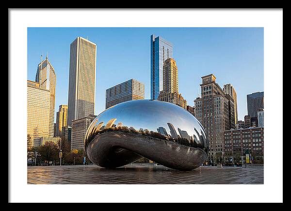 Cloud Gate Reflections In Chicago