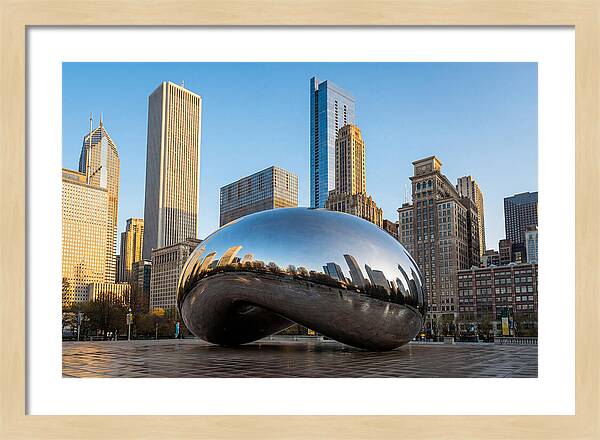 Cloud Gate Reflections In Chicago