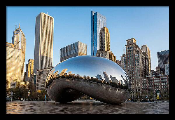 Cloud Gate Reflections In Chicago