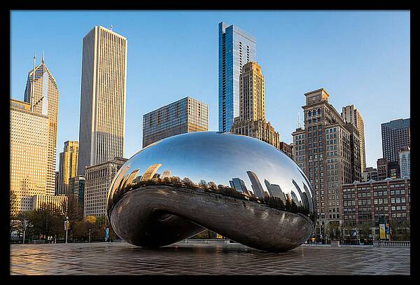 Cloud Gate Reflections In Chicago